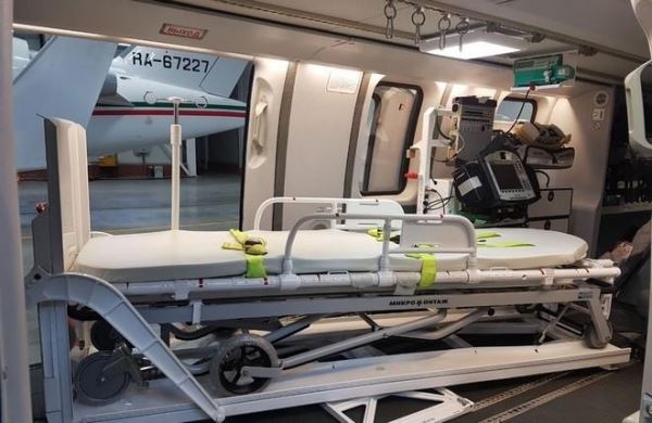 Первый вертолет "Ансат" оснащен новым медицинским модулем